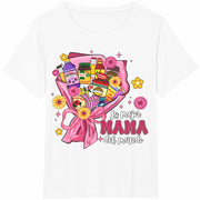 La Mejor Mama Del Mundo Cotton T-Shirt in White