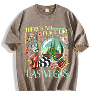 The Wonderful Wizard Vintage Washed T-Shirt in Brown