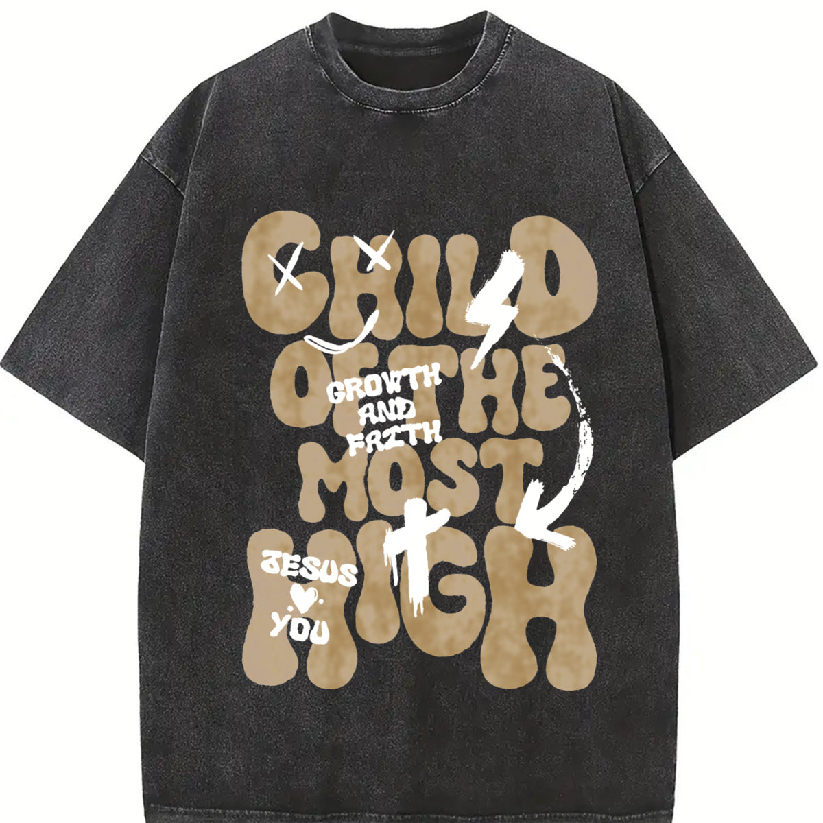 Youngsters of the Most High Vintage Washed T-Shirt in Black