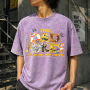 The Dad Jokes Are Strong with This One Vintage Washed T-Shirt in Purple