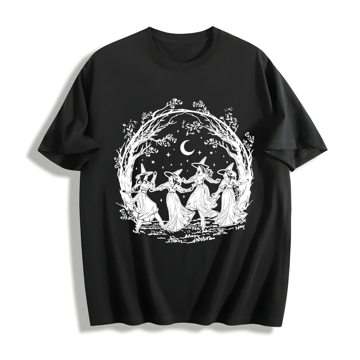 Halloween Costume: Autumn Cotton T-Shirt in Black