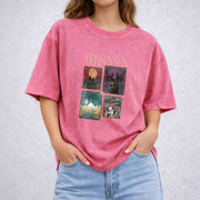 Acotar Terrasen To Whatever End vintage washed oversized T-shirt in Red