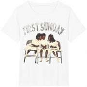 FIRST Sunday Cotton T-Shirt in White