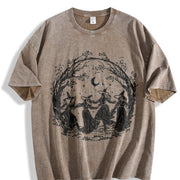 Halloween Costume: Autumn Vintage Washed T-Shirt in Brown