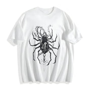 Y2k Phantom Troupe Cotton T-Shirt in White