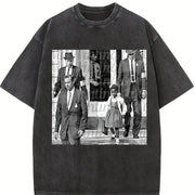 Ruby Bridges: CIVIL Rights Pioneer Vintage Washed T-Shirt in Black
