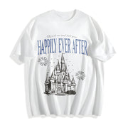 Happily Ever After Cotton T-Shirt in White