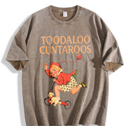 Toodaloo Cuntaroos Vintage Washed T-Shirt in Brown