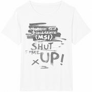 Mindless Self Indulgence Shut Me Up Cotton T-Shirt in White