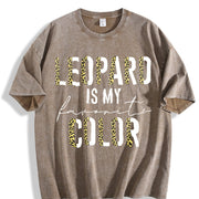 Water Fun Football Vintage Washed T-Shirt in Brown