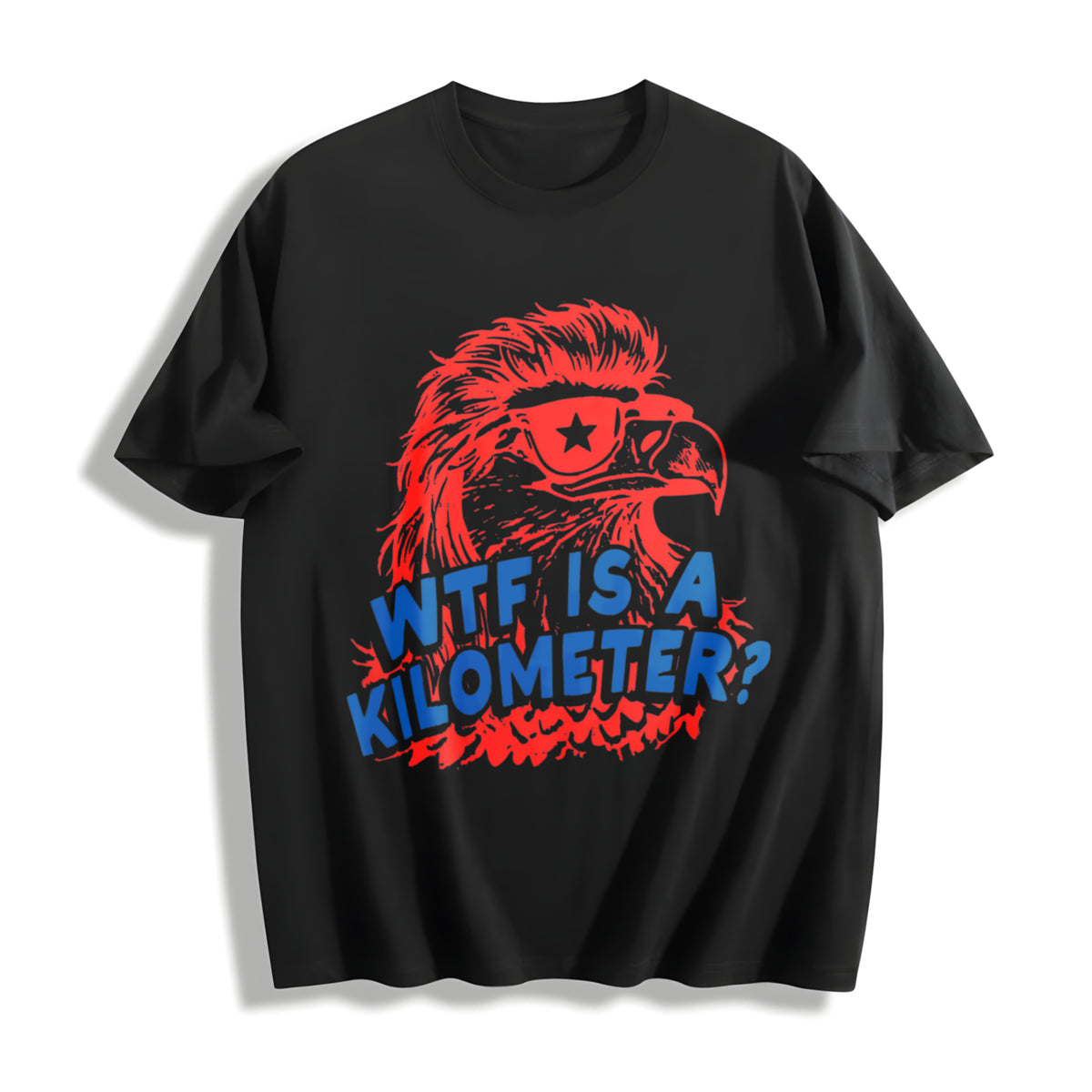 WTF Is a Kilometer Cotton T-Shirt in Black