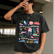 Inclusion Autism Vintage Washed T-Shirt in Black