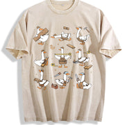 Silly Goose Woodworking Vintage Washed T-Shirt in Beige