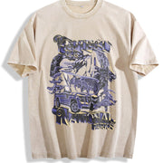 Protect Our National Parks Vintage Washed T-Shirt in Beige