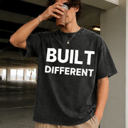 Built Different Vintage Washed T-Shirt in Black