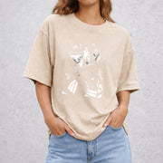 Hollander Rozanov Hockey vintage washed oversized T-shirt in Beige