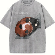 [SALE OFF ] The Sundays 90s band The Sundays vintage washed oversized T-shirt in Gray