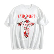HARD TOUGH Cotton T-Shirt in White