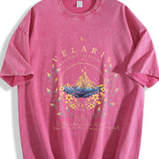 Velaris Acotar Velaris City of Starlight Vintage Washed T-Shirt in Red