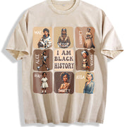 1pc Pure Vintage Washed T-Shirt in Beige
