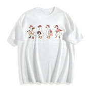 Outnumbered by Boys Cotton T-Shirt in White