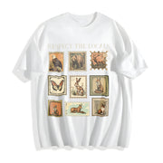 Respect the Local Wildlife Cotton T-Shirt in White