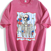 Dispatcher 4th of July Vintage Washed T-Shirt in Red