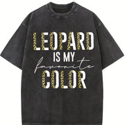 Water Fun Football Vintage Washed T-Shirt in Black