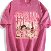 Ugh a Heartbroken Room Vintage Washed T-Shirt in Red