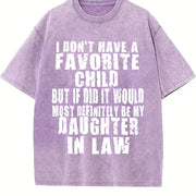 Saying Sarcastic Sarcasm Vintage Washed T-Shirt in Purple
