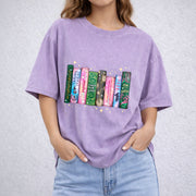 Wicked Changed For Good Book vintage washed oversized T-shirt in Purple