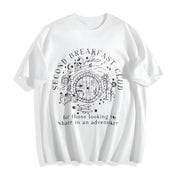 Second House One-piece Cotton T-Shirt in White