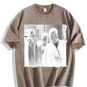 Chris Farley David Spade & Adam Sandler Comedy vintage washed oversized T-shirt in Brown