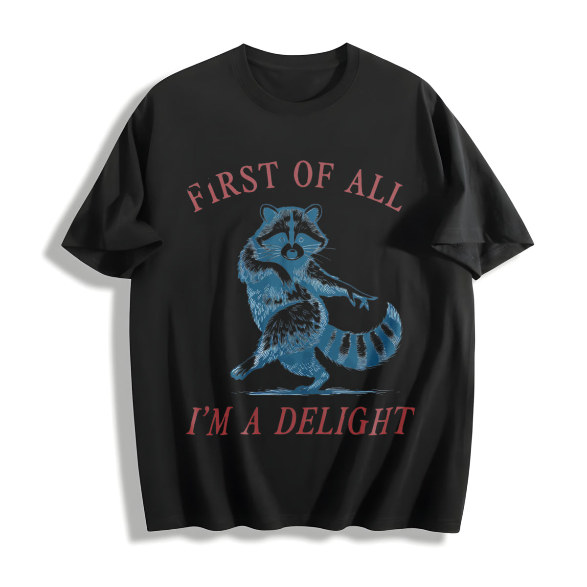 First of All Cotton T-Shirt in Black