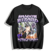 Shadow Wizard Money Gang Cotton T-Shirt in Black
