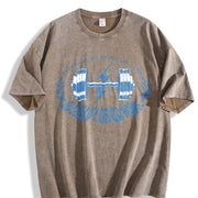 Vintage Strength Club Vintage Washed T-Shirt in Brown