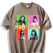 90’s Mom Vibes Mom Vintage Washed T-Shirt in Brown