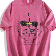 Basgiath War College Vintage Washed T-Shirt in Red