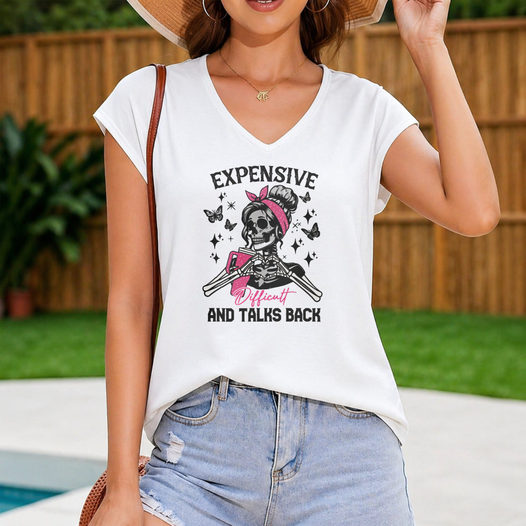 And Fun Letter Vest Women's Color Cotton Tank Top in White
