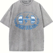 Vintage Strength Club Vintage Washed T-Shirt in Gray
