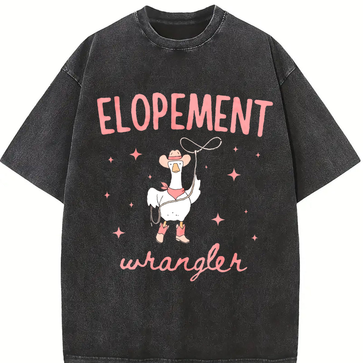 Elopement Expert ABA Therapist BCBA RBT Behavior Analyst Vintage Washed T-Shirt in Black
