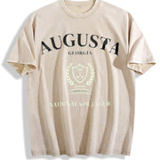 Augusta National Golf Club Vintage Washed T-Shirt in Beige