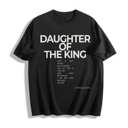 Daughter OF THE KING Cotton T-Shirt in Black