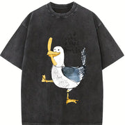 New Spring/ Arrival Vintage Washed T-Shirt in Black