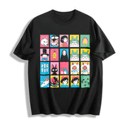 Studio Ghibli Hayao Miyazaki Studio Ghibli No Face Ghibli Cotton T-Shirt in Black