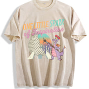 One Little Spark Festival of the Arts Vintage Washed T-Shirt in Beige
