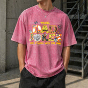 The Dad Jokes Are Strong with This One Vintage Washed T-Shirt in Red