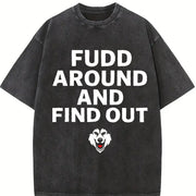 Fudd Around and Find Out Vintage Washed T-Shirt in Black
