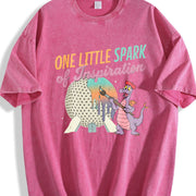 One Little Spark Festival of the Arts Vintage Washed T-Shirt in Red