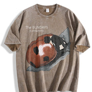 [SALE OFF ] The Sundays 90s band The Sundays vintage washed oversized T-shirt in Brown